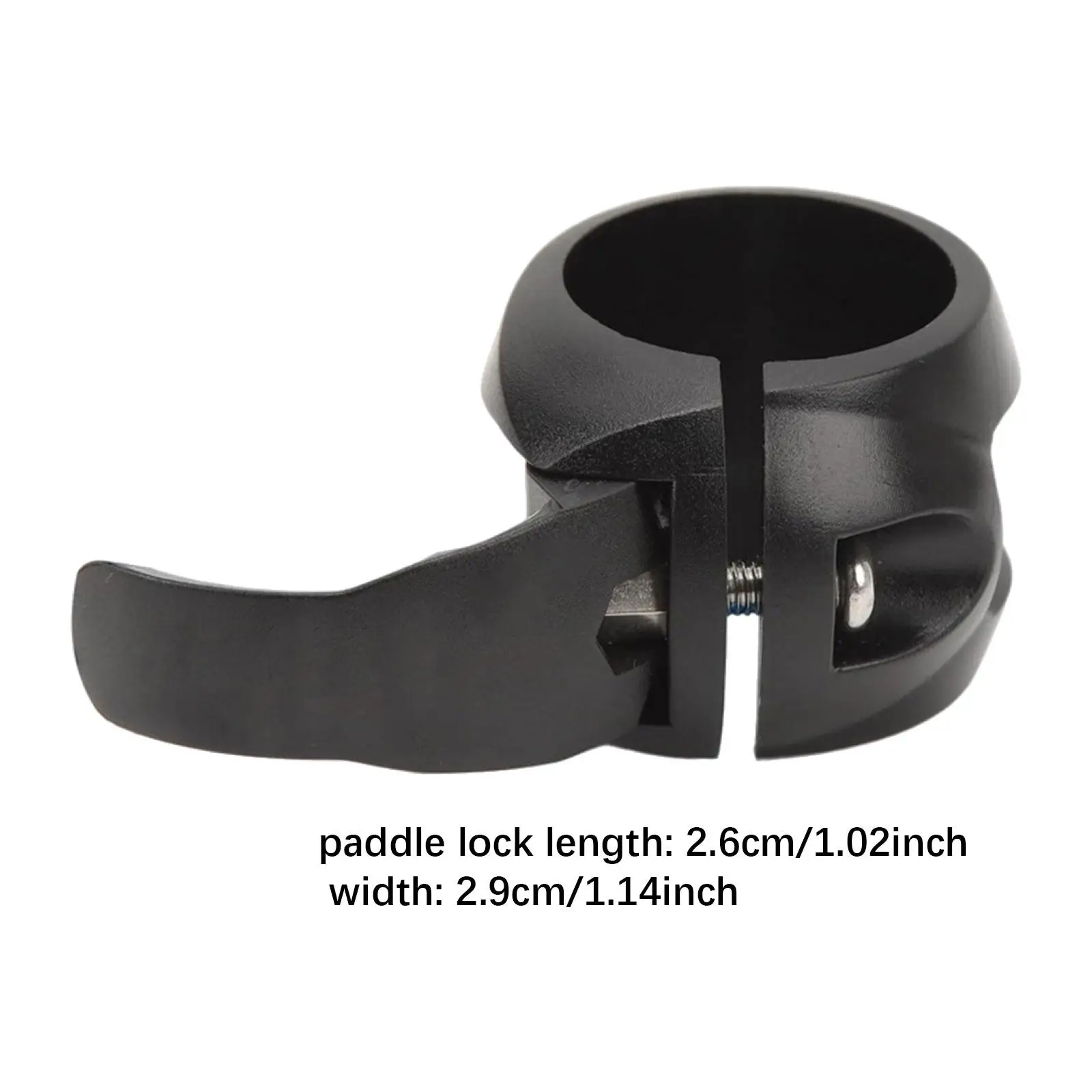 Quick Release Paddle Clamp Adjustable Buckle Secure Paddle Shaft Lock for Paddleboard and Sup Paddles