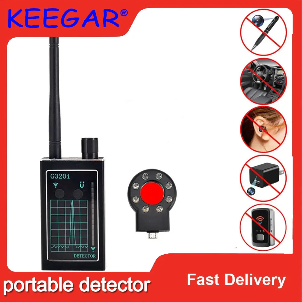 Detektor Anti Candid GPS, pemindai GSM GPS RF inframerah, deteksi kamera tersembunyi, perangkat peretasan, jammer perlindungan keamanan