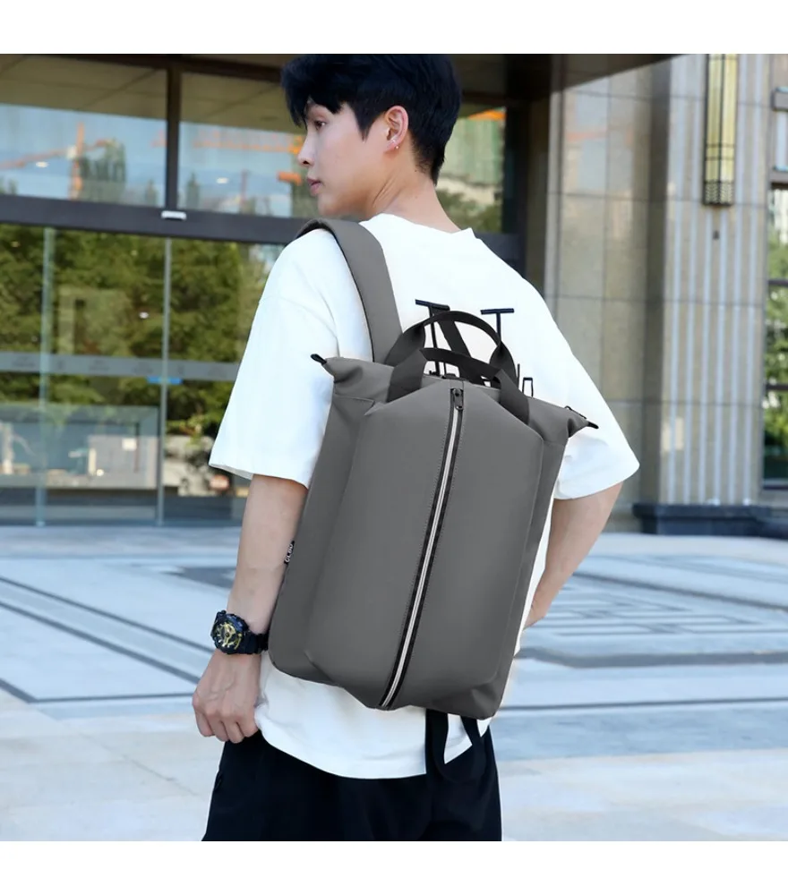 

Large capacity storage bag Fashion trend Versatile backpack Men's backpack Short trip