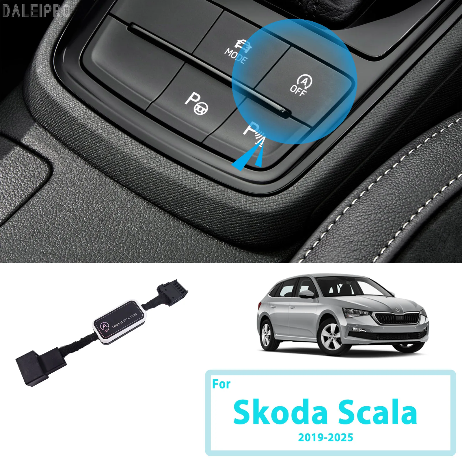 لسكودا سكالا 2019 2020 2021-2025 نظام محرك إيقاف التشغيل التلقائي تعطيل الإغلاق الذكي للسيارة مزيل إيقاف التشغيل التلقائي #1