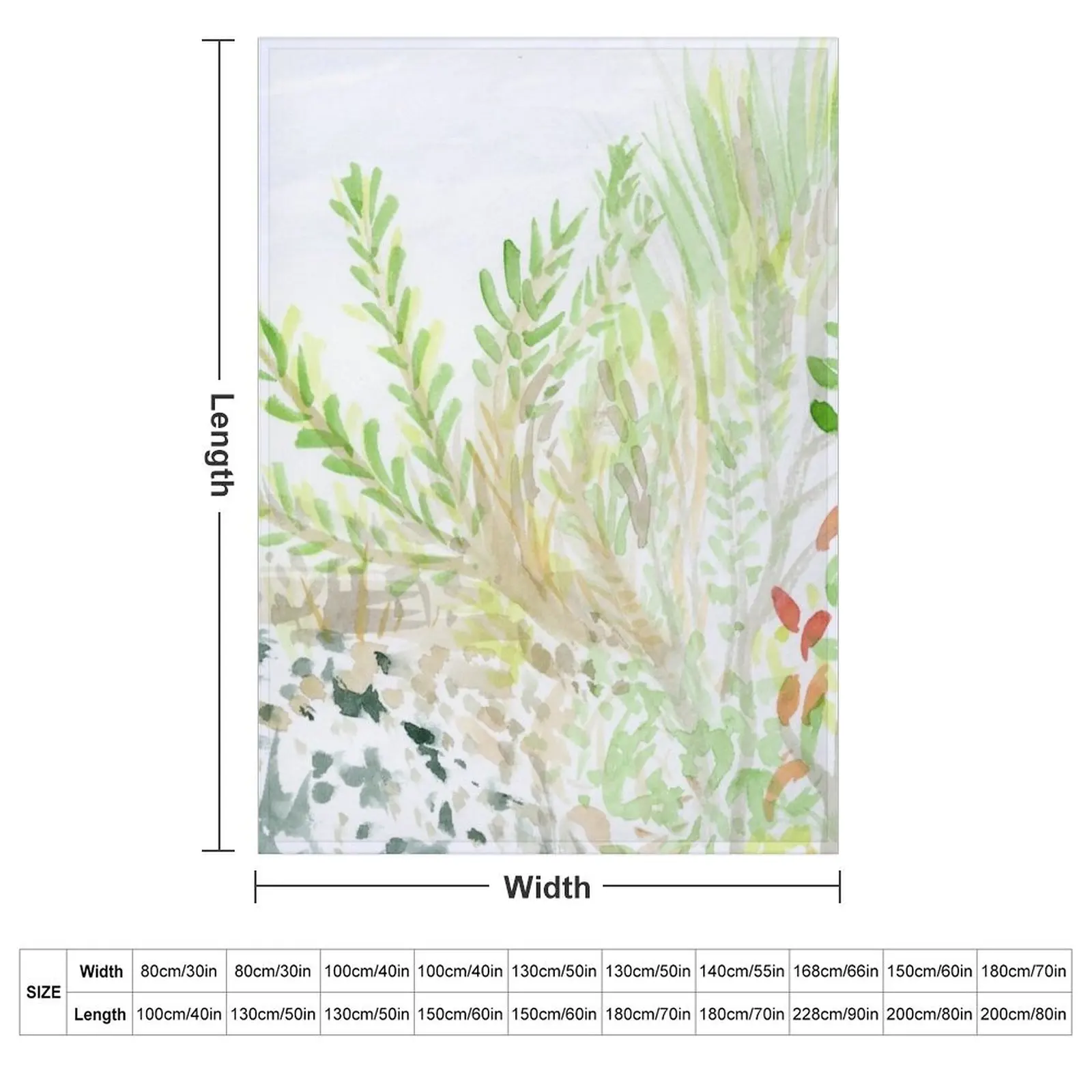 Nature Walk Throw Blanket couch cozy soft plush fuzzy picnic outdoor blanket