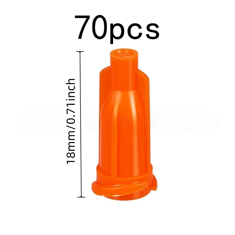 70 pcs Glue Applicator Caps, Easy Push-On Design for Adhesive Preservation, Multipurpose, Versatile, Practical