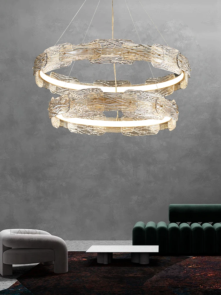 

Modern New Design LED Glass LED round ceiling chandelier Lighting for dining room,Lampara for living room,dimmable,lustre