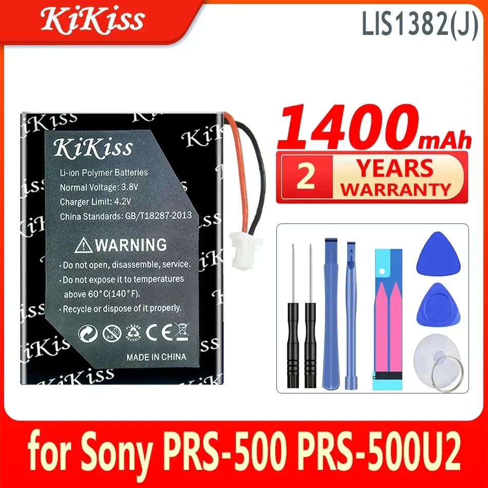 KiKiss Li-ion Battery LIS1382 (J) 1400mAh for Sony Portable Reader PRS-500 PRS-505 PRS-700BC PRSA-CL1 PRS-500U2 Bateria