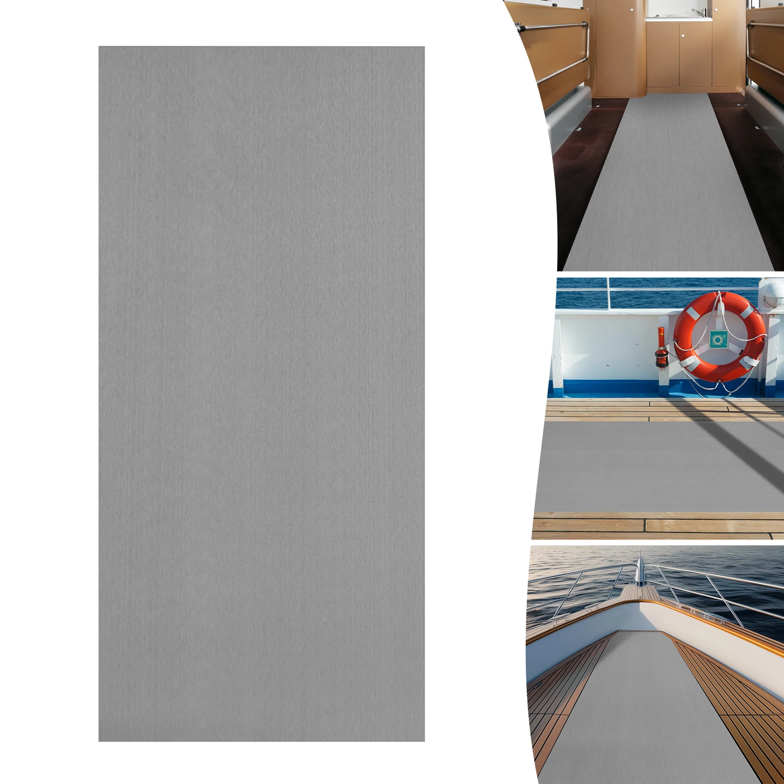 

Коврик из ЭВА для палубы лодки 240x90 см, противоскользящий, с клеевой основой, для катеров, яхт, каяков