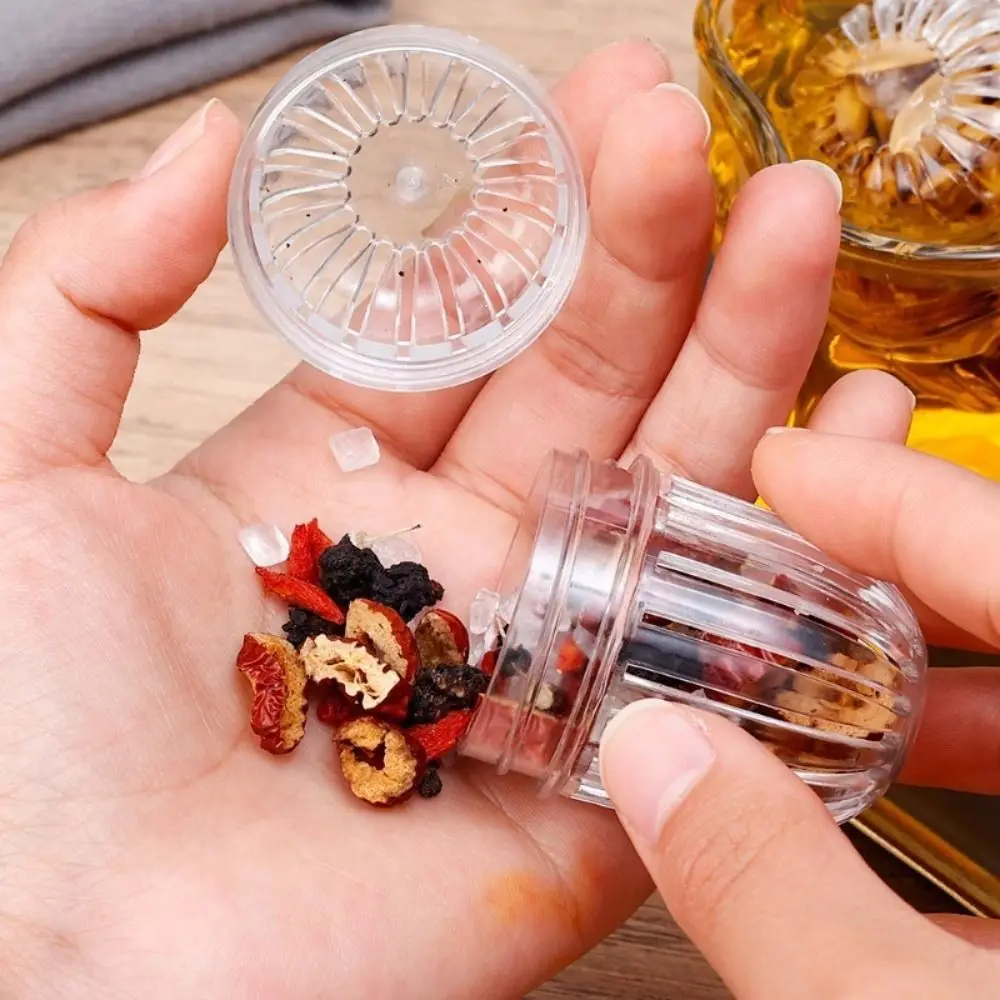 Durable Brew Tea Flower Tea Filter Ball Reusable Tea Diffusers Tea Leaf Strainer Plastic Kitchen Accessories Tea Water Separator