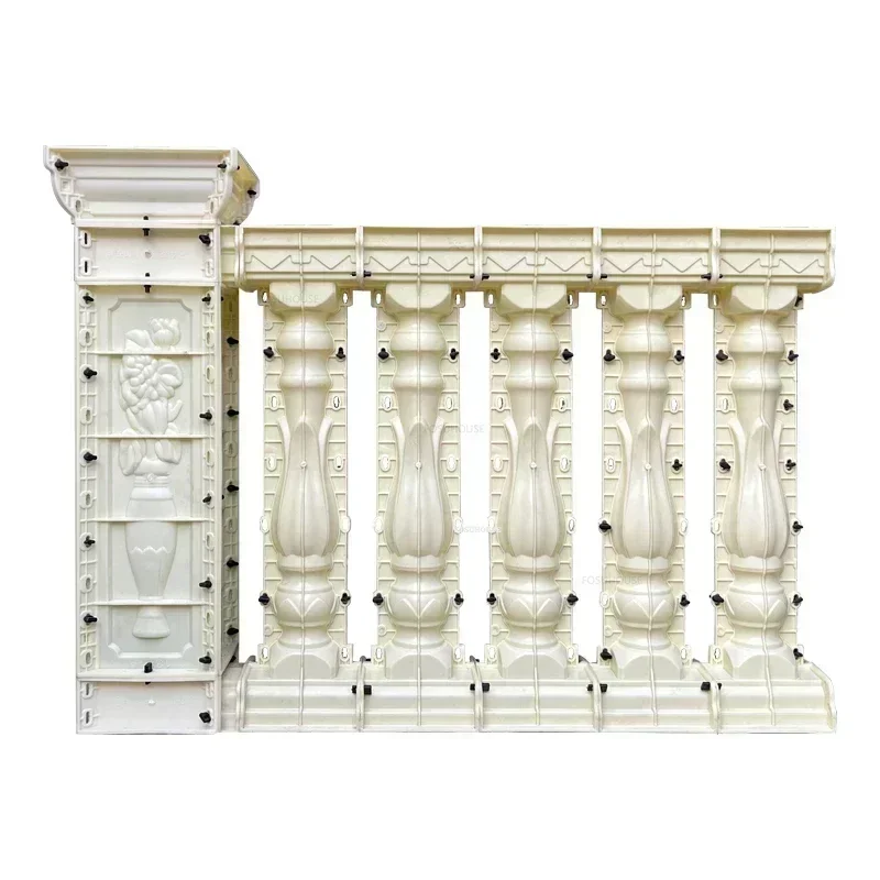 Modern Roman Column Molds Cement Railing Building Mold European Villa Fence Handrail Home Garden Balcony Guardrail Vase Column