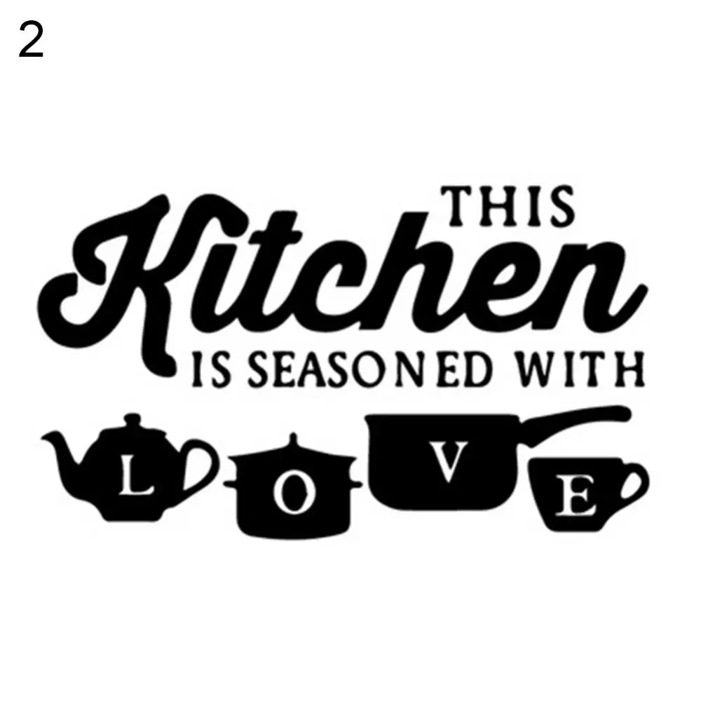 Coffee Wall Stickers for Kitchen Decorative Stickers Kitchen Fork Spoon Knife Cup Wall Sticker Home Decor Dining Room Bar Decal