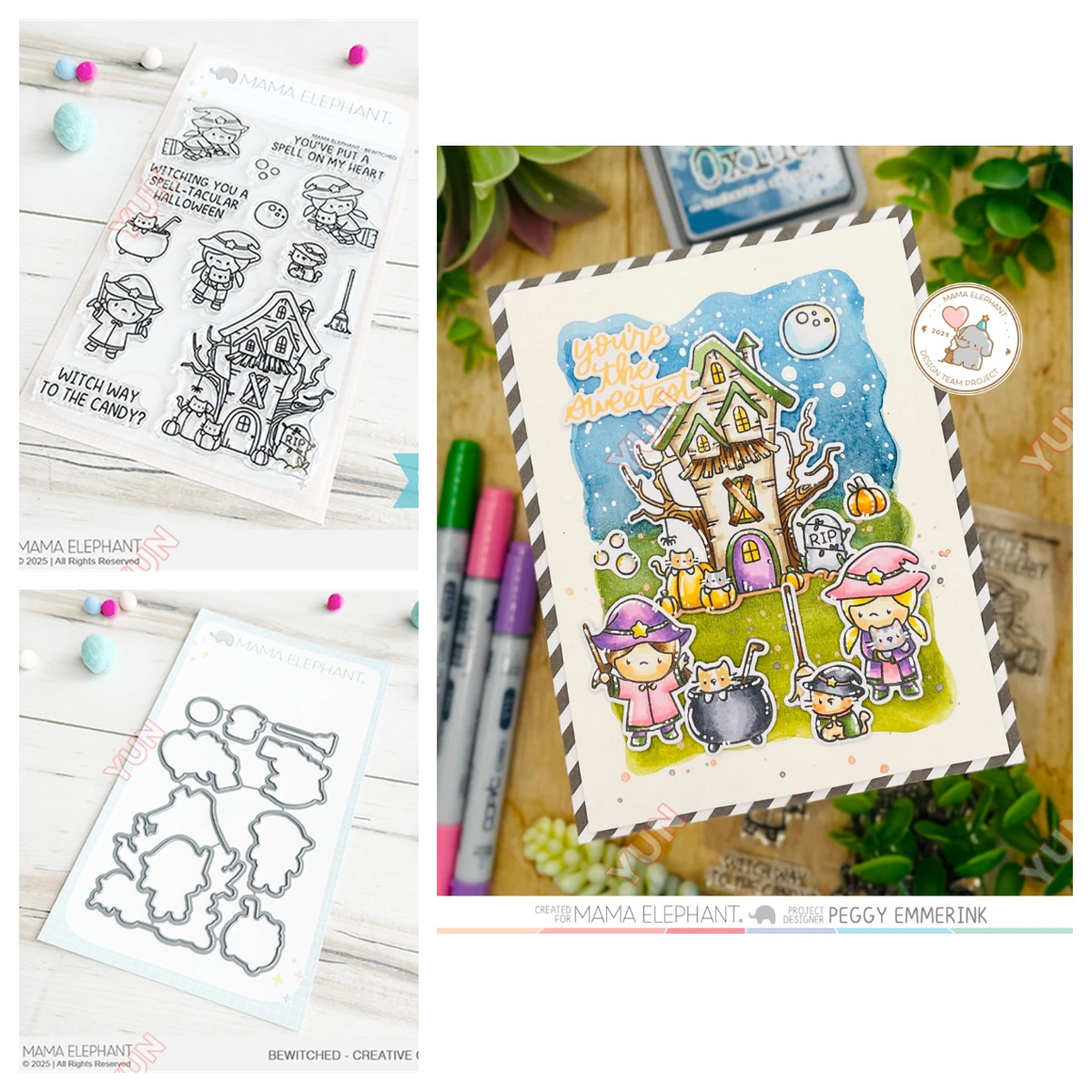 

2025 New Dies and Stamps Bewitched Metal Cutting Dies DIY Scrapbooking Card Stencil Paper Cards Handmade Album Stamp Die Sheets