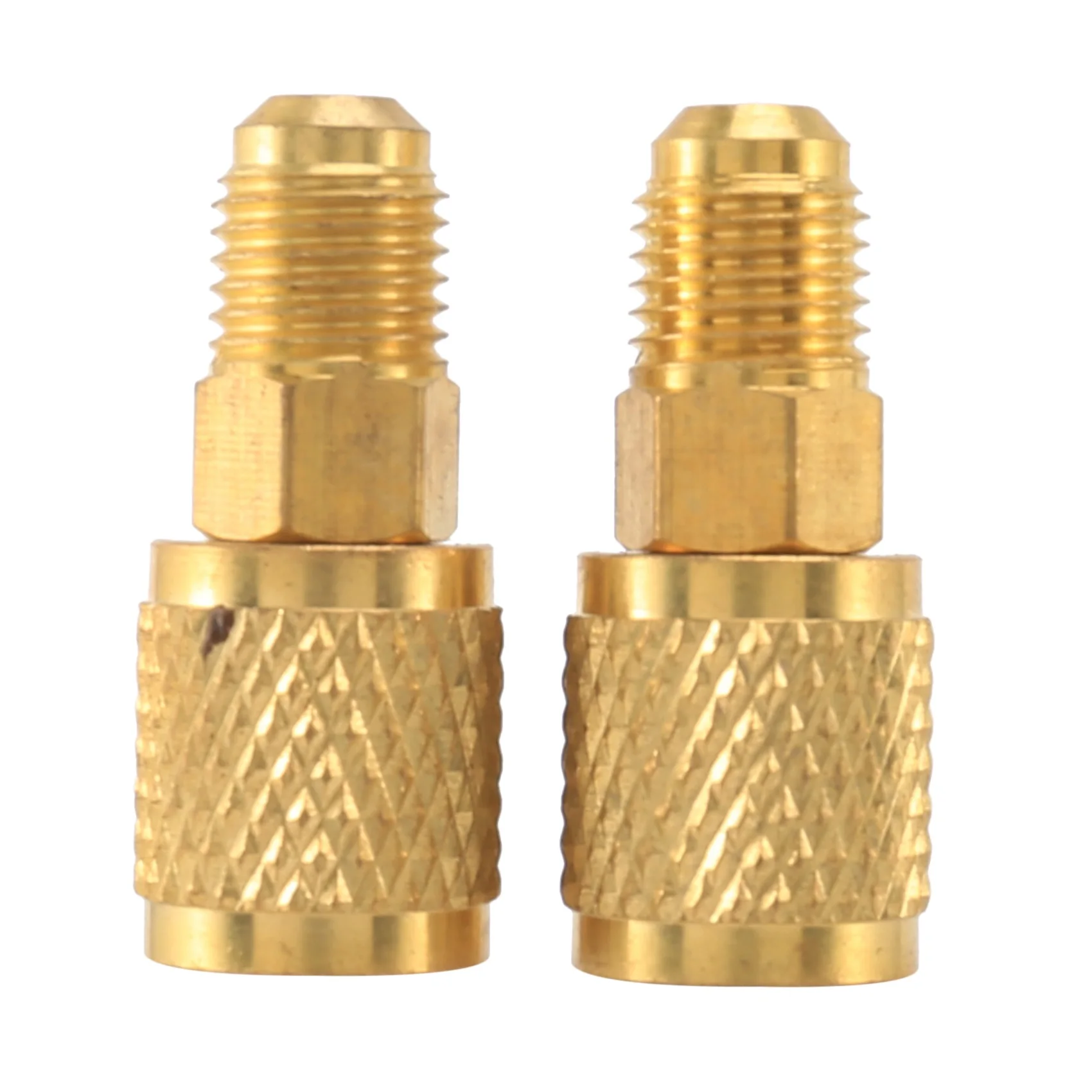 

AU34-R410A Adapter 5/16Inch Sae Female Quick Couplers To 1/4Inch Sae Male Flare, Used For Mini Split System, Air Conditioners, S