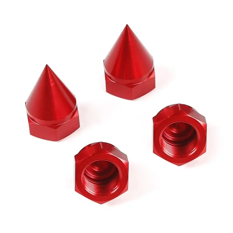 Enclosed Pointed CNC Aluminum Wheel Nuts for 1/5 LOSI 5IVE-T V5 Rovan LT Kingmotor X2