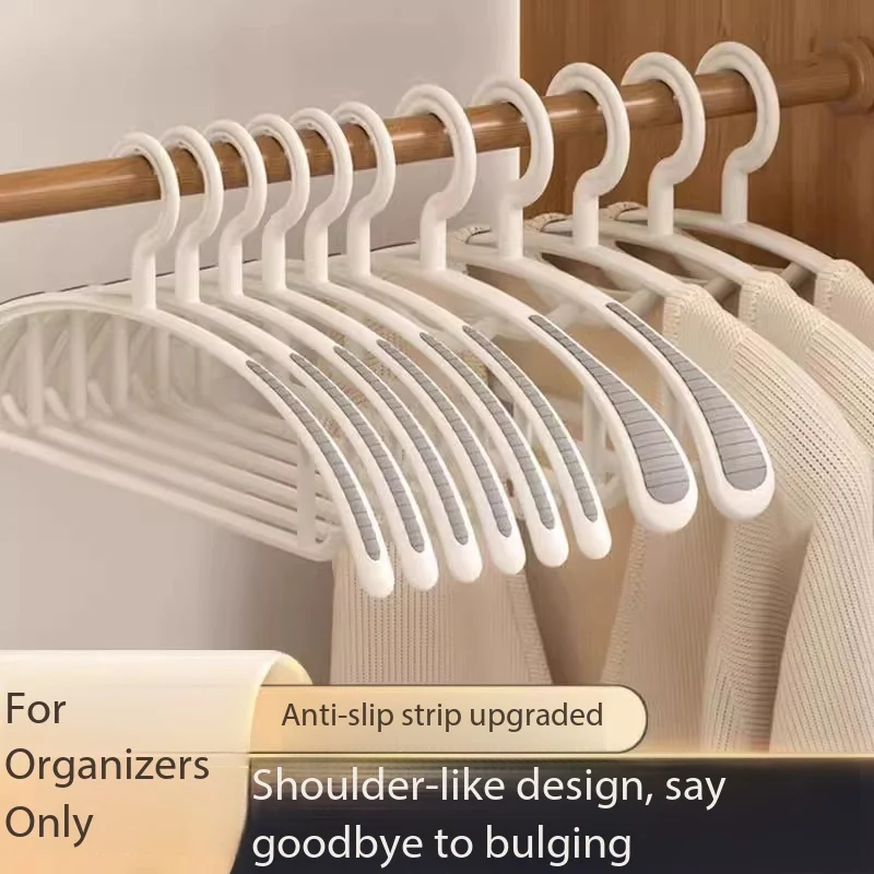 

Seamless clothes hanger for hanging at home, anti-shoulder corner, non-slip bag,anti-slip wardrobe coat, enlarged plastic hanger