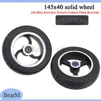 High Reputation 145X40 solid tire 145*40 tyre with plastic hub fits for electric scooter Children's trolley