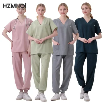 Medizinische Peelings Uniform Frauen Peeling Sets Pflege Uniform Krankenhaus Chirurgie Kleider Zahnklinik Schönheit Salon Arbeitskleidung Medizinische Set