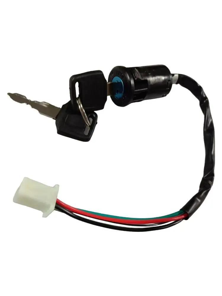 AliExpress NONE Ignition key with wires and lock suitable for motorcycle beach bike ATV retrofit electric door lock