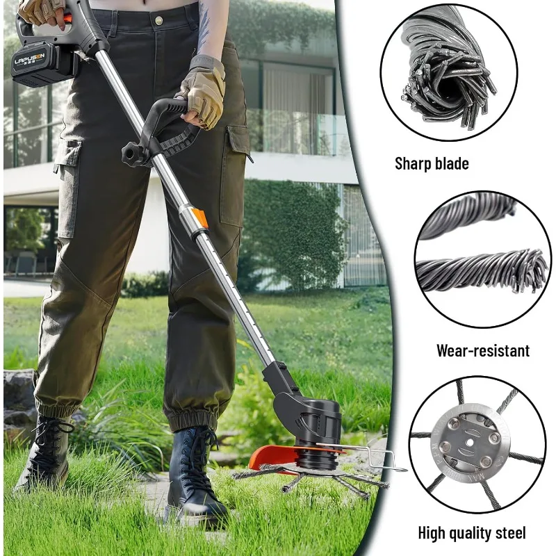 رأس كوب هوائي من أسلاك الفولاذ، رأس إزالة الأعشاب الضارة العالمي Ci Yin، رأس كوب من القش، حصيرة إزالة الأعشاب الضارة، حصيرة إزالة الأعشاب الضارة من القطيفة للحديقة. وصلة لحام #3