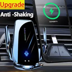30W Car Wireless Charger Automatic Car Phone Holder Infrared Induction for iPhone16 15 14 13 12 Samsung Fast Charging Station