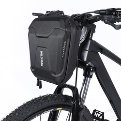 WILD MAN Multifunctional Bike Front Bag Waterproof MTB Cycling Head Bag EVA Hard Shell Bicycle Handlebar Bag Cycling Equipment