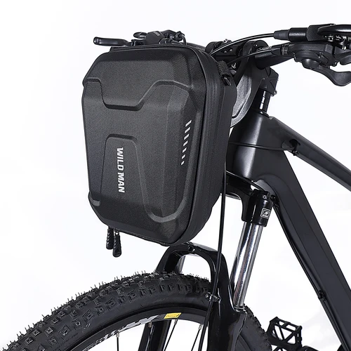 WILD MAN-bolsa frontal multifuncional para bicicleta, resistente al agua, para manillar de bicicleta, equipo de ciclismo