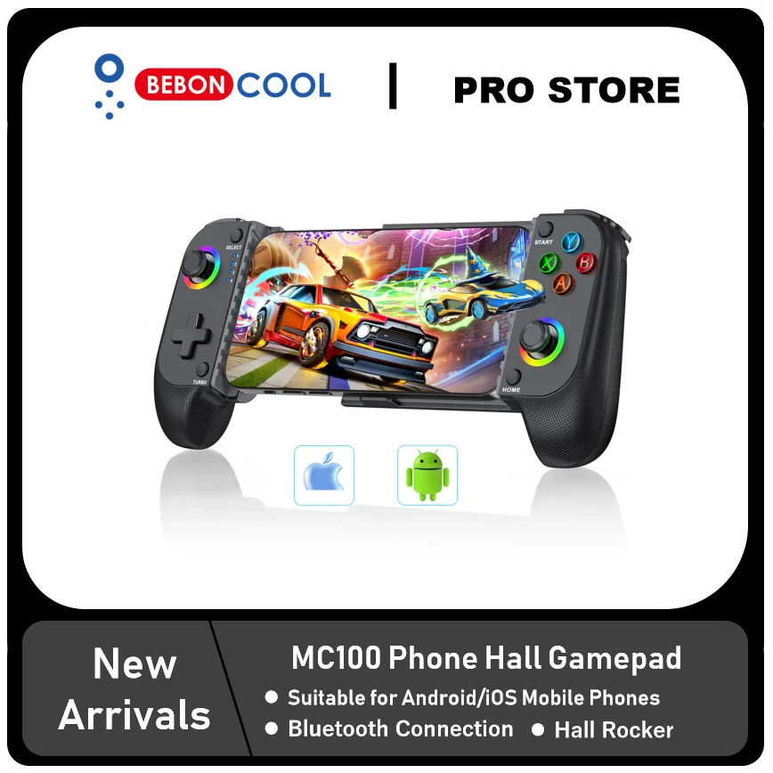 

BEBONCOOL MC101 RGB Wireless Bluetooth connection for Cloud Gaming Xbox Game/Android/iOS Mobile Phone Hall effect Gamepad