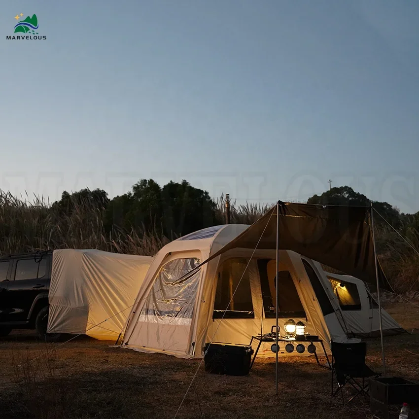 High quality waterproof glamping tents for sale camping hiking new materials dome tent