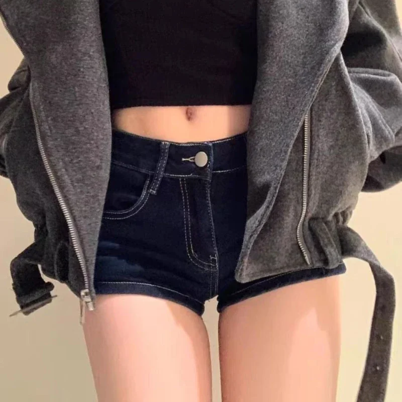Casual Denim Shorts Frauen Dünne Dünne Jeans Kurze Hosen Frühling Sommer Mode Weibliche Hot Shorts Mädchen Elastische Denim Shorts