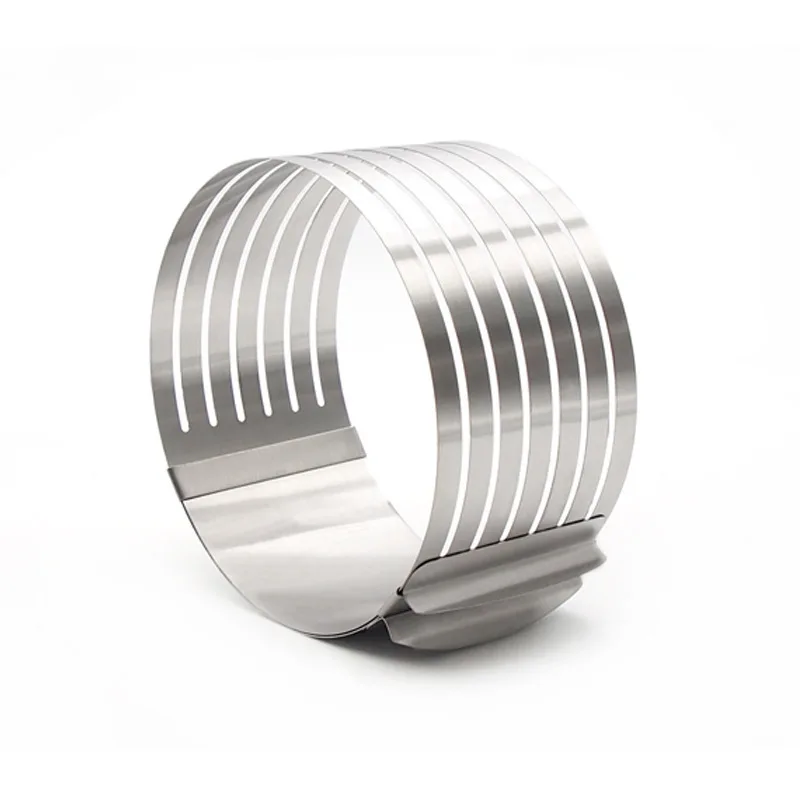 Layer Cake Stainless Steel  Adjustable Slicer Set Multilayer Circular Molding Plating Forming Round Cake Rings Family wedding