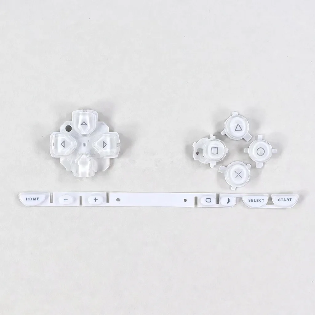 1 Set Left Right ABXY Select Start Home Button Kit D PAD Volume Key Replacement for PSP1000 Game Console Repair Parts