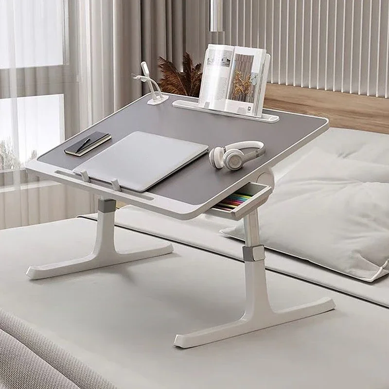 Home Folding Laptop Desk for Bed & Sofa Laptop Bed Tray Table Desk Portable Lap Desk for Study Reading Bed Top Tray Table