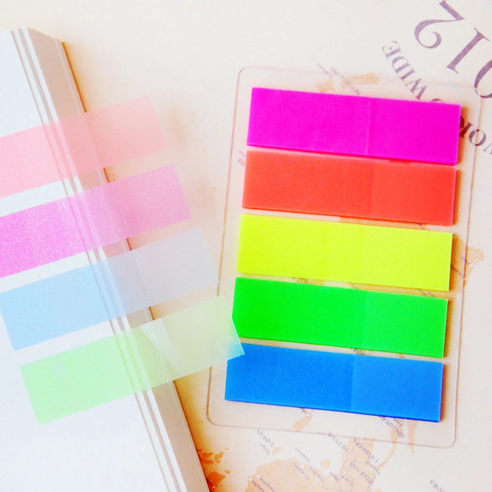 10 PC เรืองแสงเมมเบรนการออกแบบที่ไม่ซ้ํากัน Schedule Planner อุปกรณ์สํานักงานปฏิทินป้ายโน้ตบุ๊ค