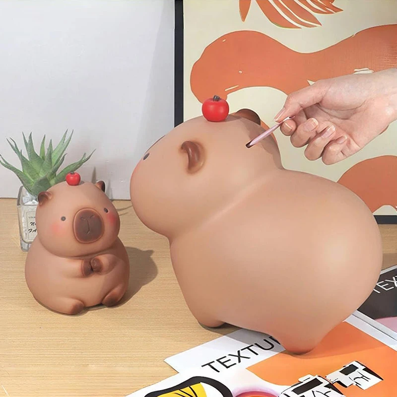 Capybara Piggy Bank, Capybara Coin Bank Piggy Bank, Creative Cute Cartoon Capybara Storage Money Box, Capybara Money Coin Bank