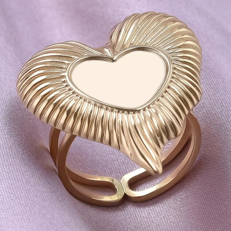 6 teile/los Vergoldet Edelstahl Basis Ringe Einstellungen DIY Blank Knuckle Ringe für Frauen Schmuck Charms Nie Verblassen Großhandel – Detail 30