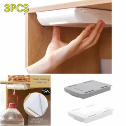 Hidden Storage Box Desk Storage Drawer Self-Adhesive Plastic Table Storage Holder Simple Sundries Cosmetics Stationery Organizer