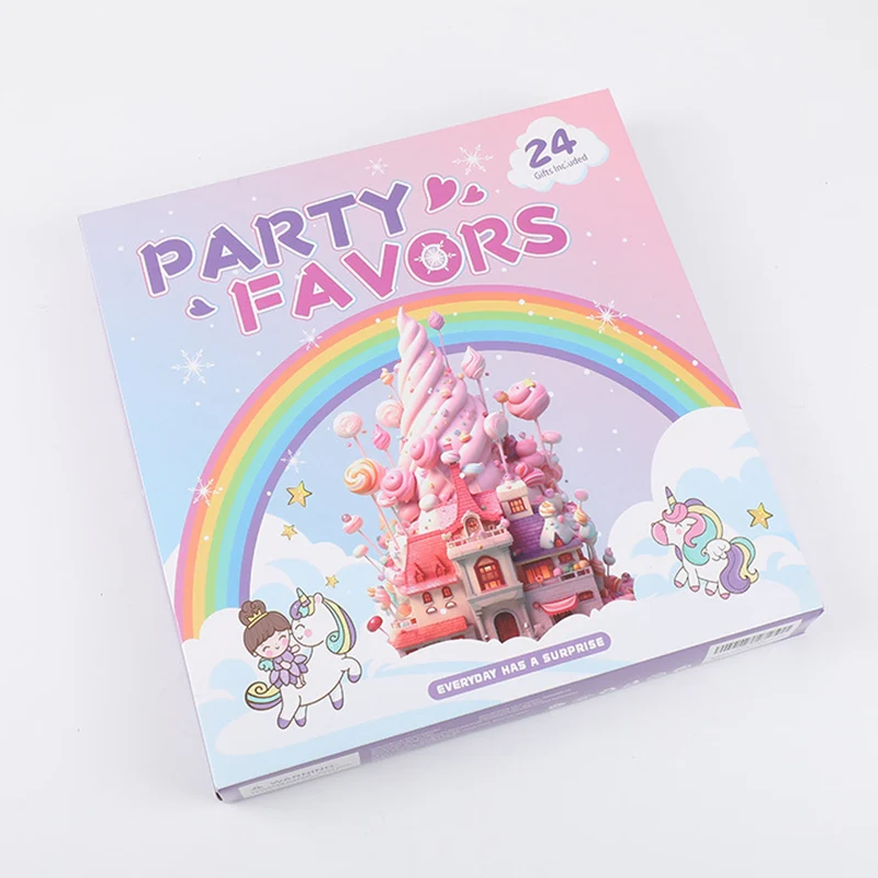 

2024 Hot Jewelry Blind Box Popular Lottery Box Rainbow Pony Cartoon Toy Children'S Princess Accessory Small Gift Mystery Box