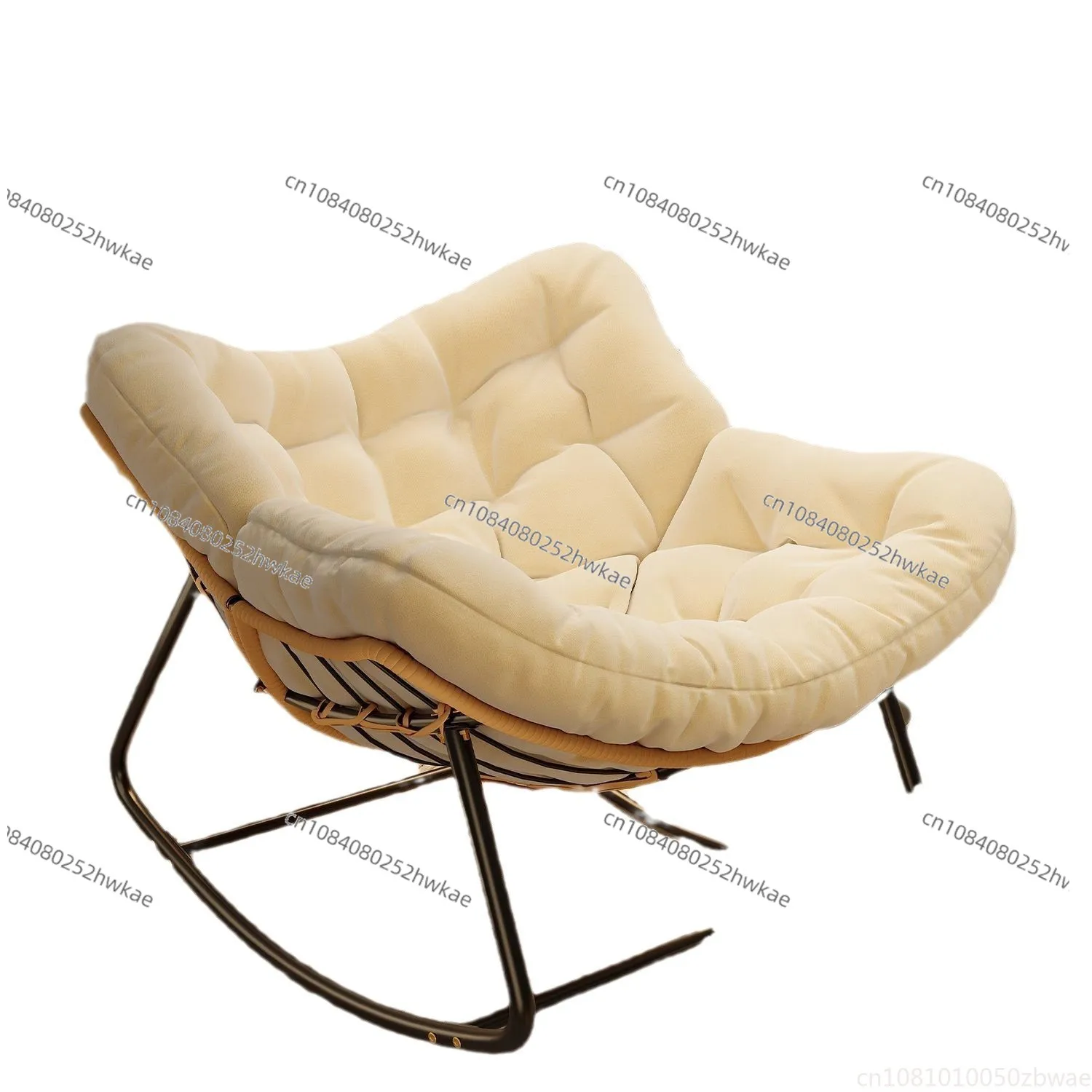 

Rocking chair rattan recliner balcony home leisure adult single lazy sofa Internet celebrity small apartment happy chair