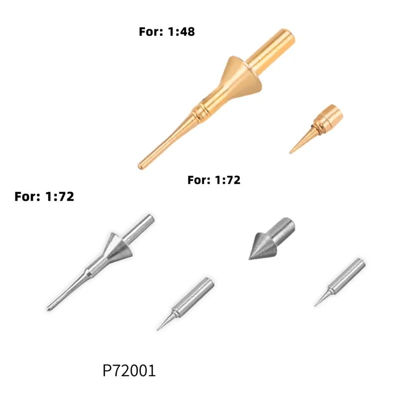 Galaxy Tool 1/48 1/72 Metal Model Airspeed Tubes and AOA Elevation Angle Finder For F14A/B/D