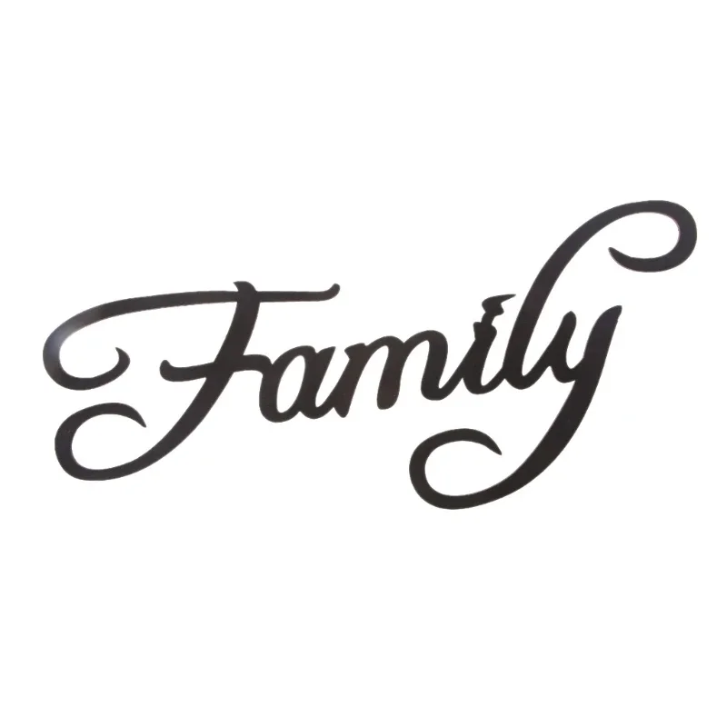 Family Letter Word Hanging Sign Wall Decal Sticker Room Home Decor Ornament Home Decoration