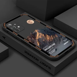 Snow Mountain Sunrise Scenery Silicone Phone Case For Samsung Galaxy A13 A23 A32 A33 A51 A52 A52s A53 A71 A72 A73 5G Soft Cover