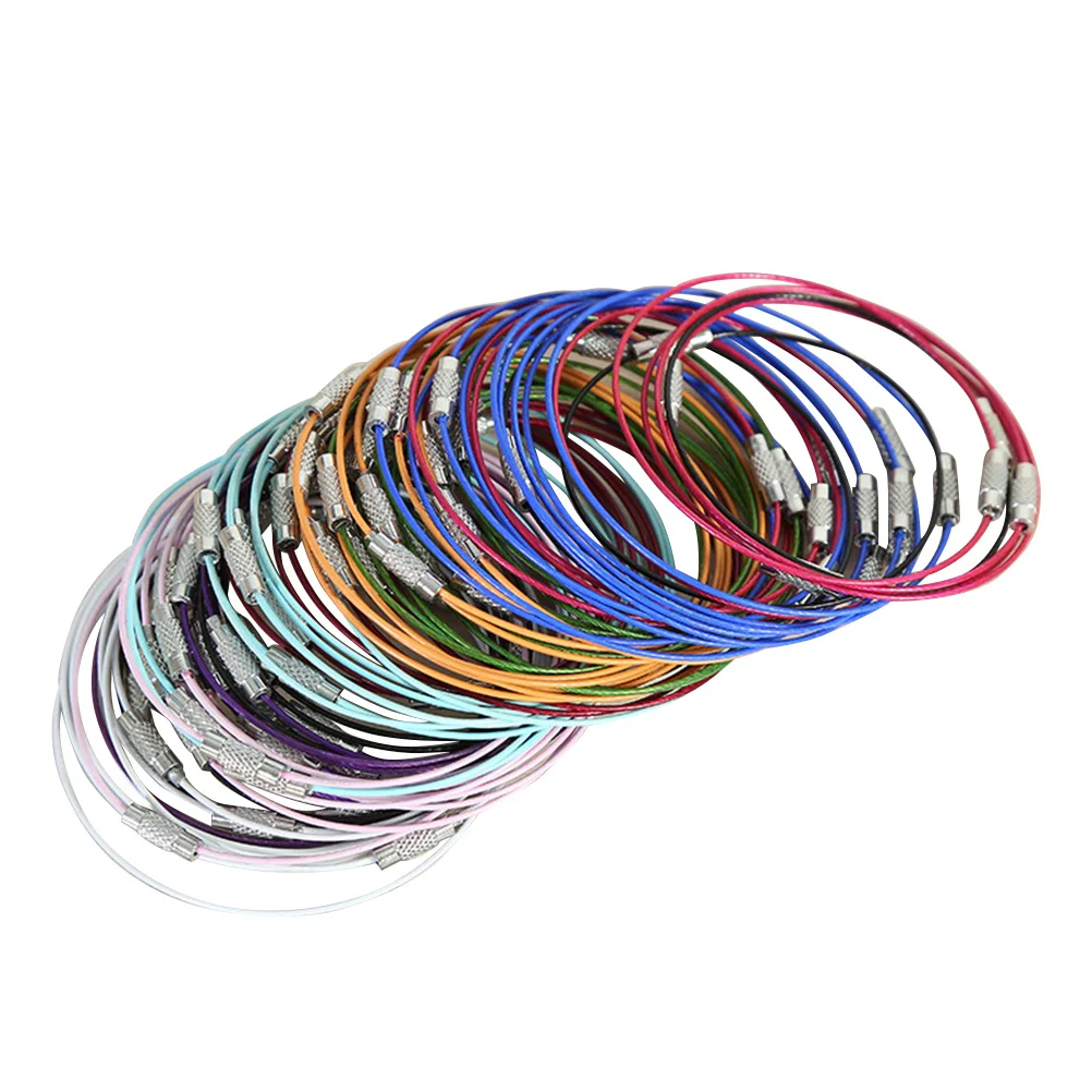 50 pezzi braccialetti colorati braccialetto da polso in lega design semplice gioielli di moda per donne uomini ragazze accessorio a mano regalo regolabile