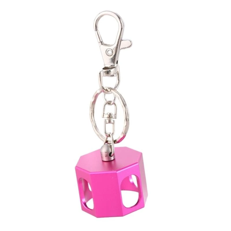 

G6DE Chalk Pocket with Keychain Portable Billiard Chalk Holder Billiard Accessories