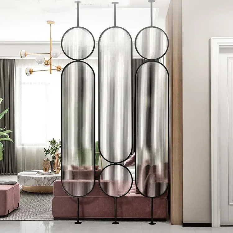 Room Art Decorative Partition & Coating Room Divider Decorative Screen Partition Free Standing Separator for Living Room New