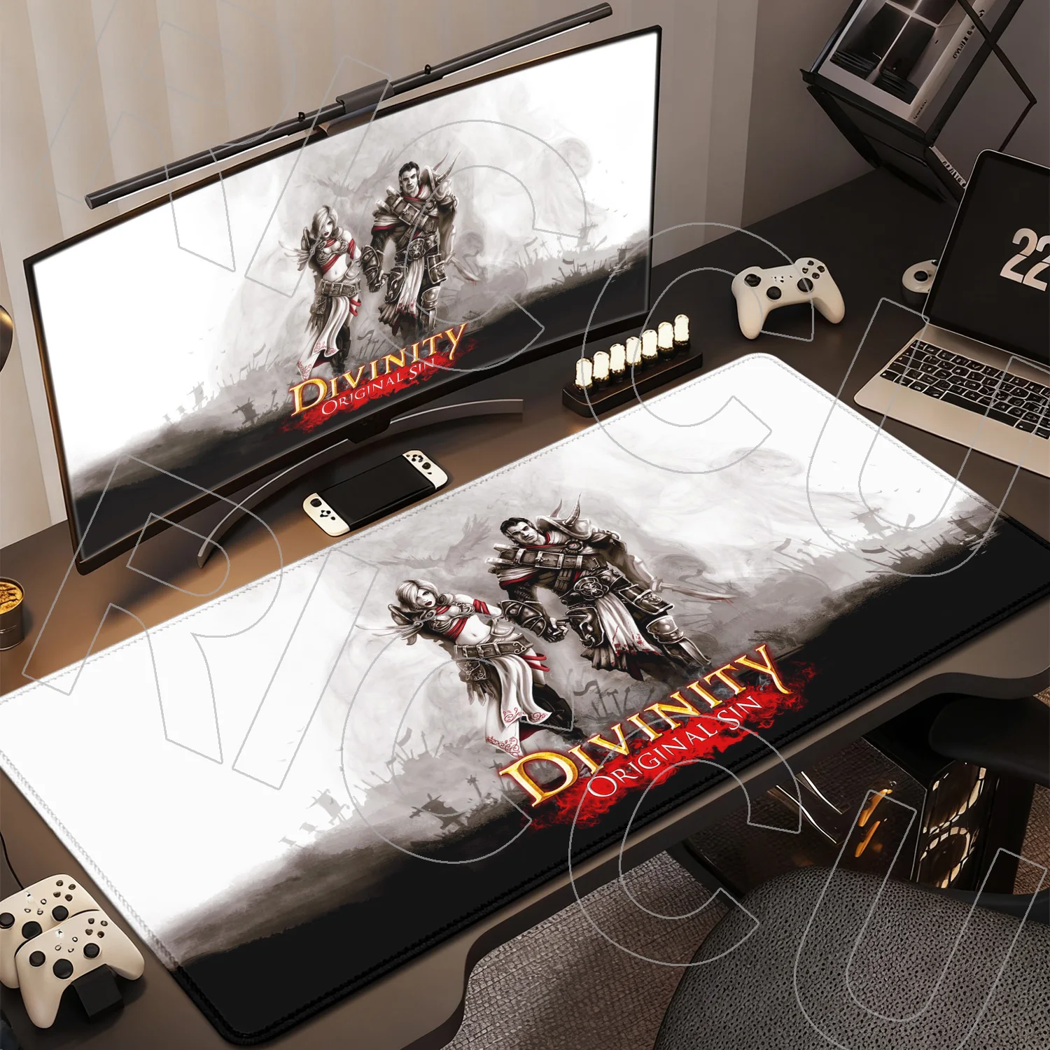 XXL Mouse Pad Non-Slip Rubber carpet Edge locking 900X400MM mouse pads Game play mats game Divinity PC Accessories Rug Desk Mat