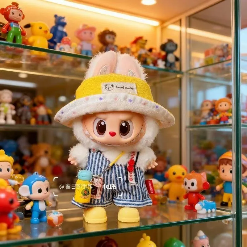 Roupas labubu de desenho animado, roupas fofas de minions wukong, mini conjuntos de roupas de boneca de vinil, acessórios de boneca kawaii, presentes, design original