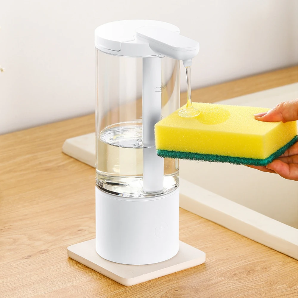 

550ml Smart Touchless Automatic Dish Soap Dispenser for Kitchen Sink High Capacity Save Detergent Liquid Detergent Dispenser