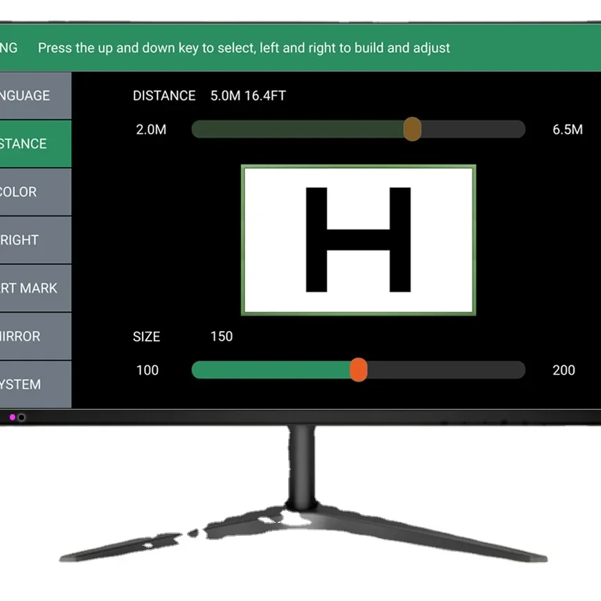 2021 Cheap Ophthalmic 21.5 Inch moni tor Vision Chart Optical Equipment Testing Vision Led Eye Chart Optician Optometrist Chart