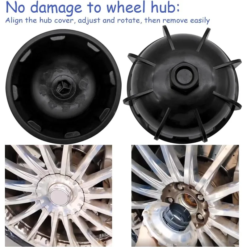 Wheel Hub Cap Wrench And Center Cap A0005810000 For Mercedes-Benz W205 AMG E63 C63 C63s Maybach S65 2015-2019 Car Accessories view 3