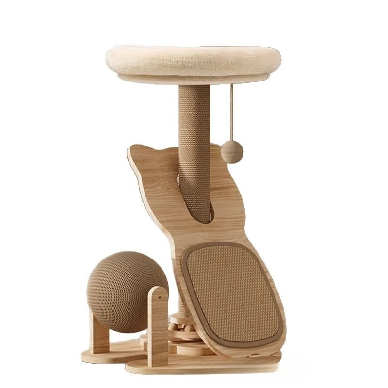 

Сизалевая рамка для лазанья для кошек, кошачий туалет, интегрированный, износостойкий, маленький, не занимает зону из конопли, проигрыватель игрушек