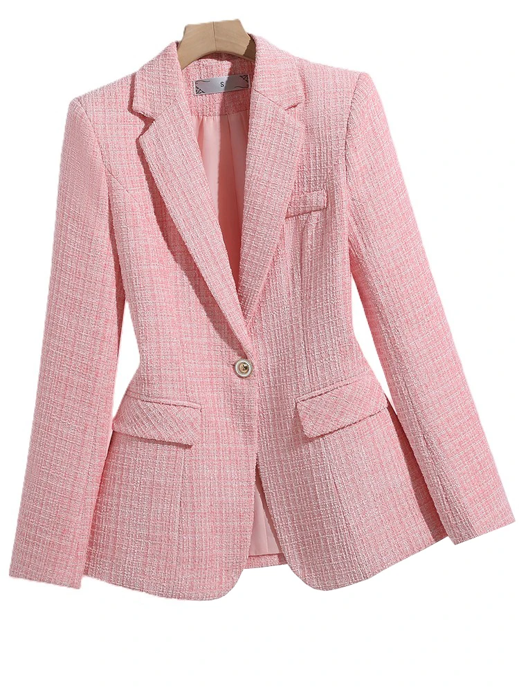 

Осенне-зимний женский блейзер, повседневный пиджак для женщин