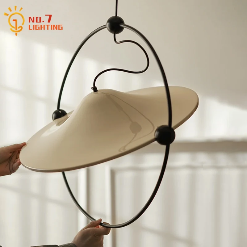 

French Designer Medieval Pendant Lights LED E27 Iron Art Glass Modern Hanging Lamp Restaurant Living/dining Room Bedside Bedroom