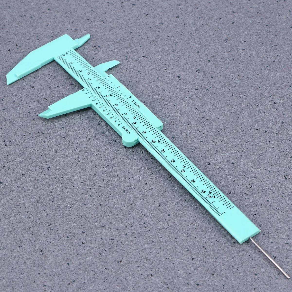 

4 pcs 150Mm Mini Caliper Plastic Measuring Tool For External Internal Step Depth Gauge Metric Portable Sliding Ruler